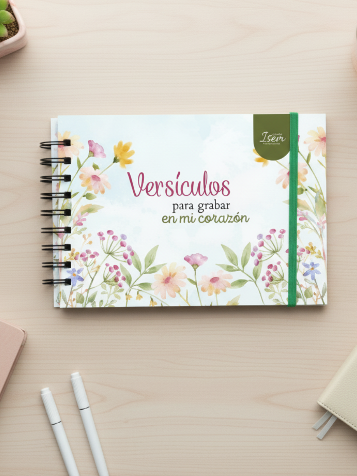 Libreta Versículos... Jardín verde