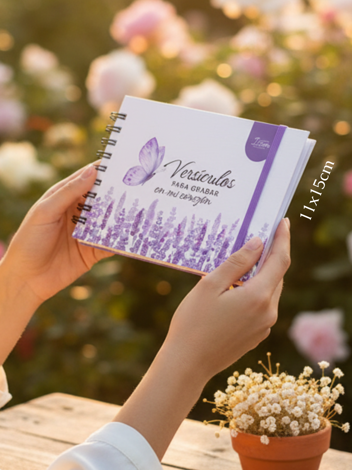 Libreta de versiculos... Lavanda