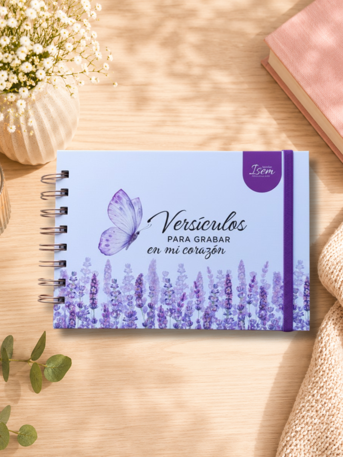Libreta de versiculos... Lavanda