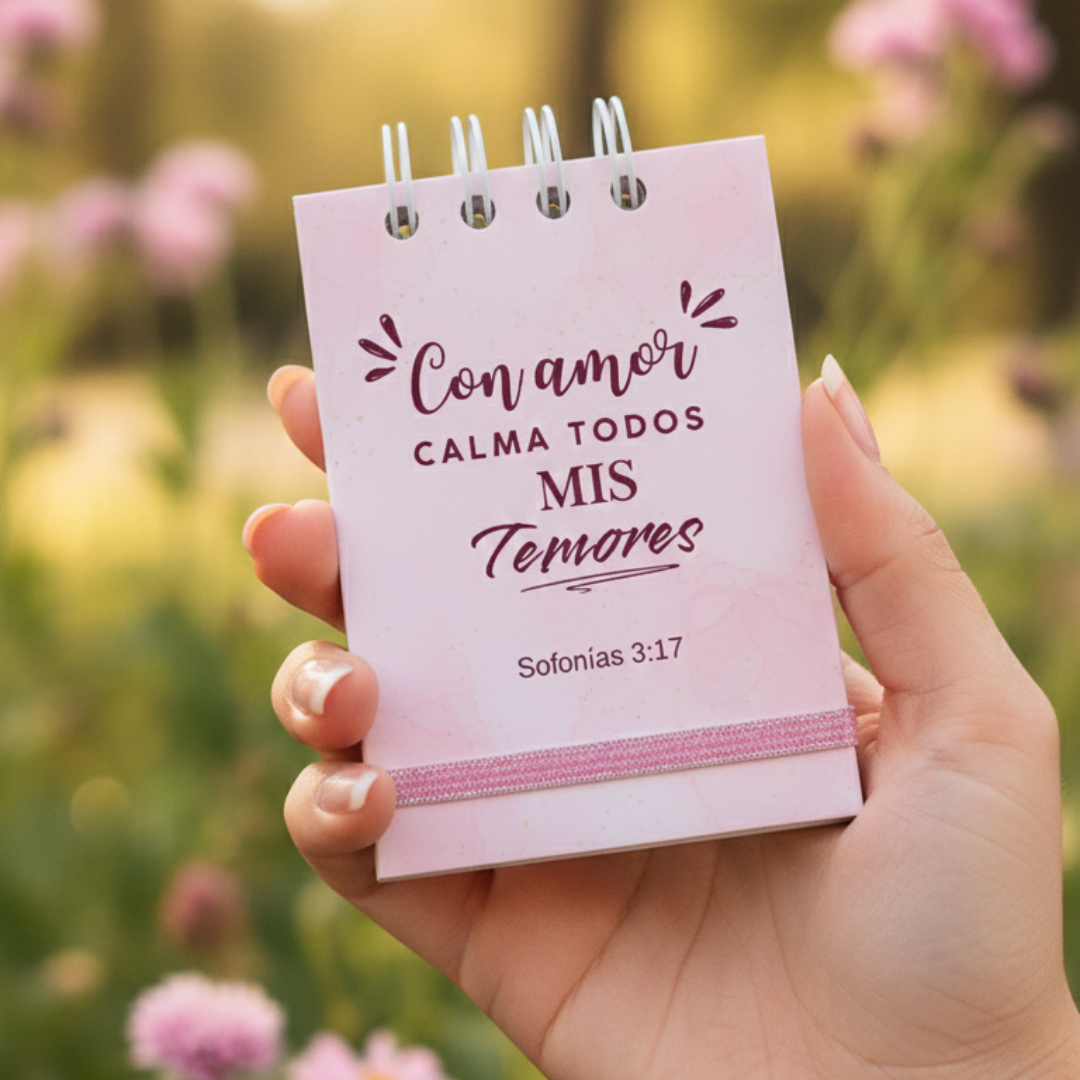 Libreta Mini "Calma mis temores"