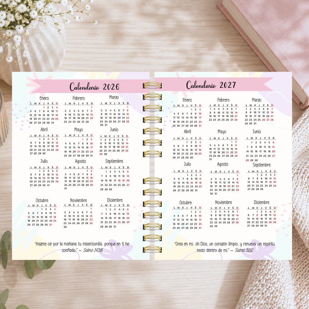 Agenda Cristiana Clásica Mujer "Crea en Mi"
