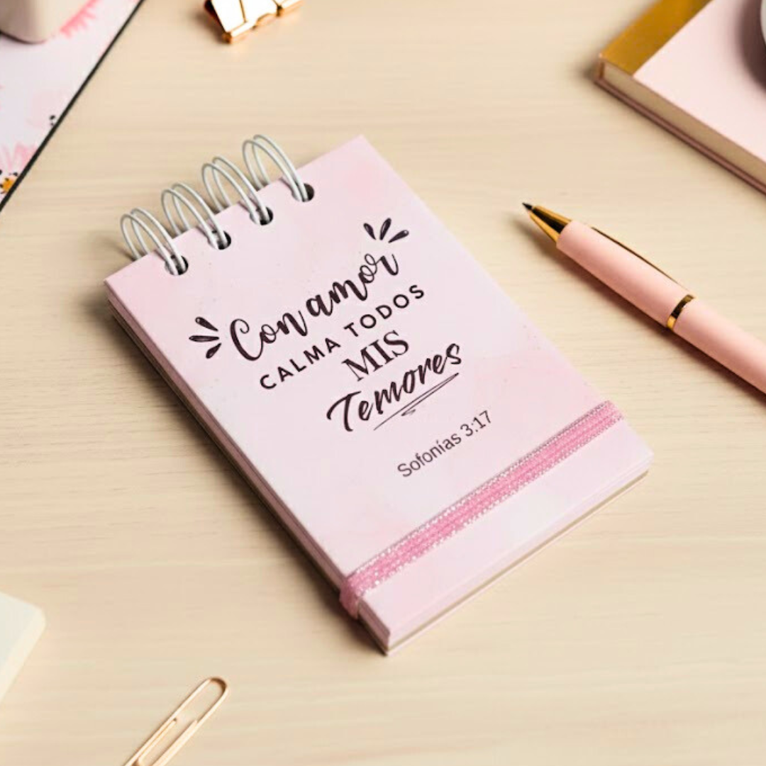 Libreta Mini "Calma mis temores"
