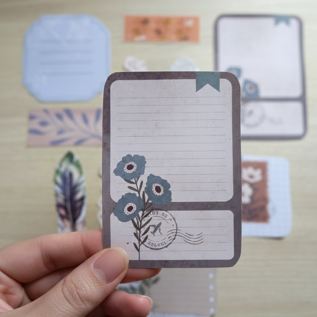 Stickers Adhesivos- Notitas Otoñales