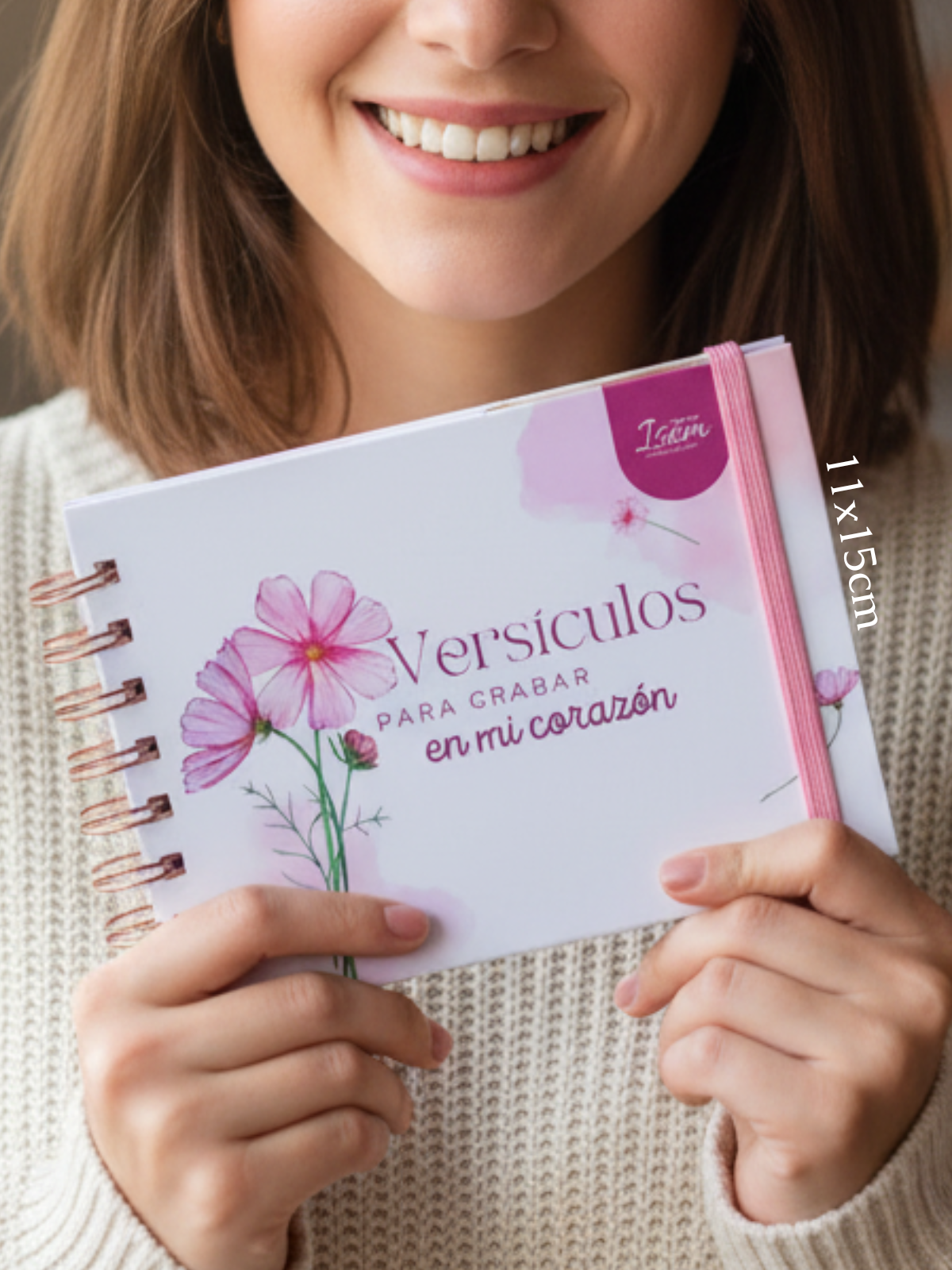 Libreta Versículos... Flor Romántica